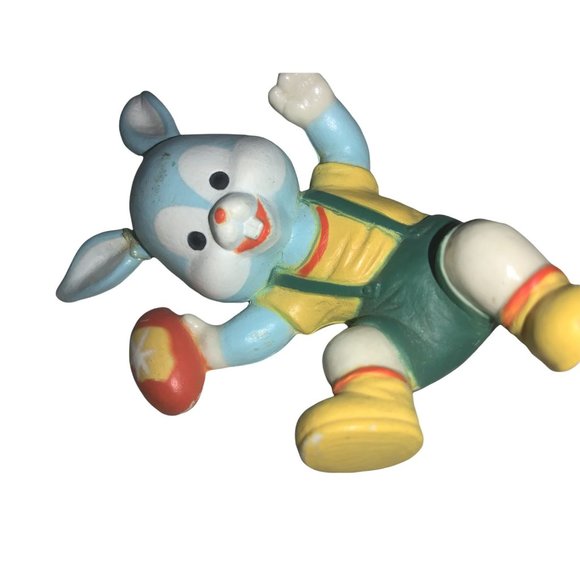 6 Playful Easter Rabbit Figure Decorations - Picture 3 of 8